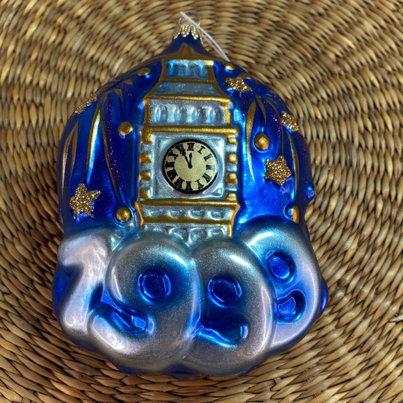 Dillard’s Christmas Ornament Krebs Glas Lauscha Germany Millennium Big Ben - Picture 2 of 9